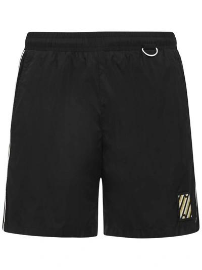 Low Brand Shell Running Shorts In Black