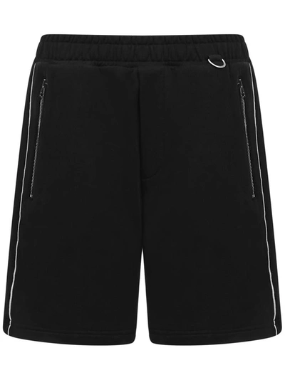 Low Brand Side Stripe-detail Track Shorts In Black