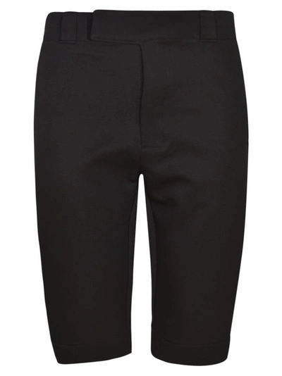 Prada Wrap Waist Fastening Shorts In Black