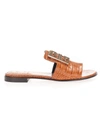 GIVENCHY GIVENCHY WOMEN'S BROWN LEATHER SANDALS,BE305DE0ZF913 36