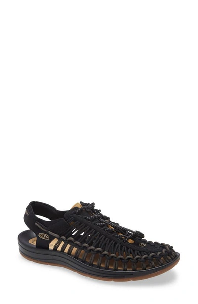 Keen Uneek Two-cord Sandal In Black