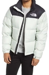 The North Face Green & Black Down 1996 Retro Nuptse Jacket In Green Mist
