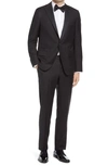 HICKEY FREEMAN INFINITY CLASSIC FIT PEAK LAPEL WOOL TUXEDO,00537100EB035TB72