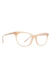 Diff Jade 51mm Blue Light Blocking Optical Glasses In Rustique/ Clear