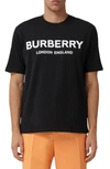 BURBERRY LETCHFORD LOGO GRAPHIC TEE,8026016