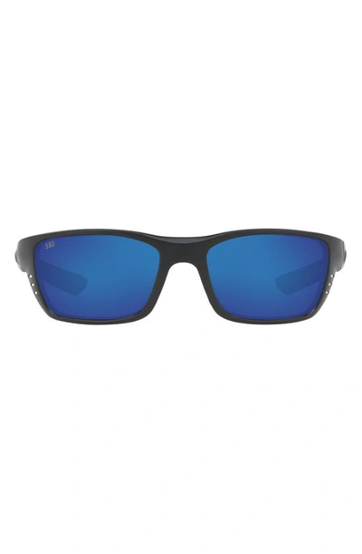 Costa Del Mar 58mm Polarized Sunglasses In Black Blue