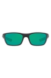 Costa Del Mar 58mm Polarized Sunglasses In Black Green