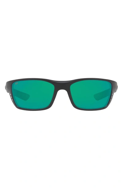 Costa Del Mar 58mm Polarized Sunglasses In Black Green