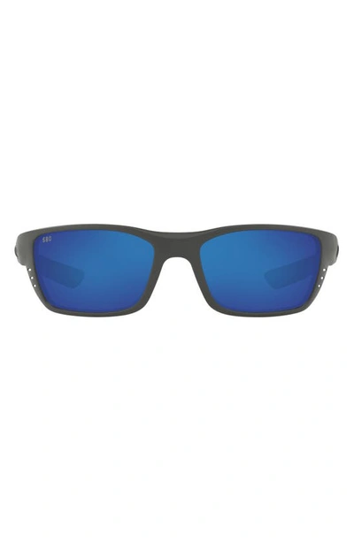 Costa Del Mar 58mm Polarized Sunglasses In Matte Grey
