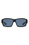 Costa Del Mar 62mm Polarized Sunglasses In Matte Black