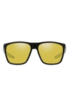 Costa Del Mar 62mm Square Sunglasses In Black Gold