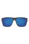 Costa Del Mar 62mm Square Sunglasses In Grey Blue