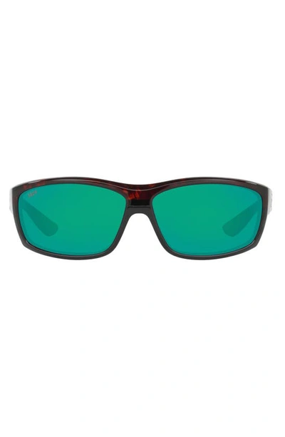 Costa Del Mar 65mm Polarized Sunglasses In Copper Tortoise