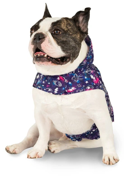 Canada Pooch Pick Me Water Resistant Pet Poncho In Glow In The Dark