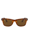 Ray Ban 50mm Classic Wayfarer Sunglasses In Light Tortoise