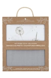 Living Textiles Dandelion 2-pack Organic Cotton Swaddles In Grey