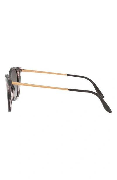 Prada 54mm Gradient Cat Eye Sunglasses In Havana Purple/ Brown Solid