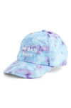 BP. NO BAD DAYS EMBROIDERED TIE DYE BALL CAP,BPAMR6SP21