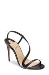 Christian Louboutin Slingback Stiletto Sandal In Black