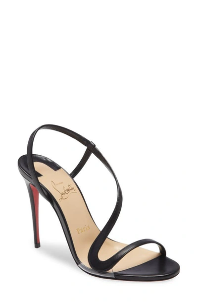 Christian Louboutin Slingback Stiletto Sandal In Black