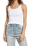 Ksubi Ribbed Cotton Tank Top In White