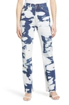 Jeanerica Eiffel High Waist Bootcut Jeans In Tie Dye 74