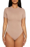 NAKED WARDROBE THE NW LOVIN' THE CREW T-SHIRT BODYSUIT,NW-B0410