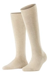 Falke Sensitive London Knee High Socks In Sand Melange
