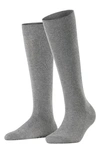 Falke Sensitive London Knee High Socks In Grey Mix