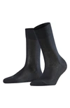 Falke Sensitive London Crew Socks In Black