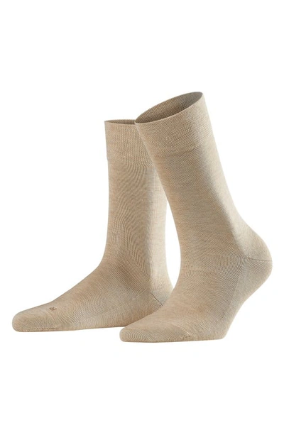 Falke Sensitive Malaga Crew Socks In Sand