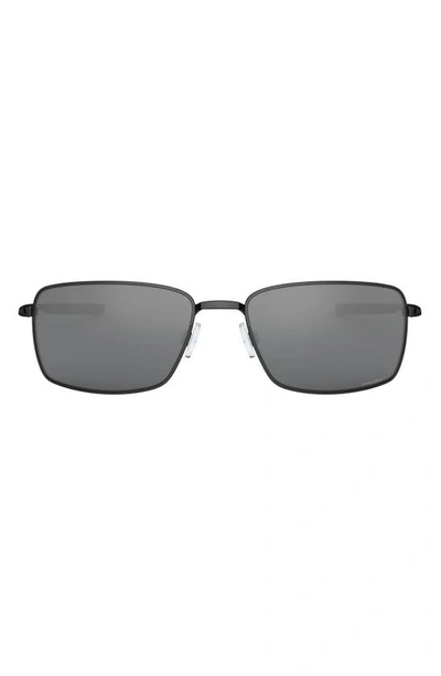 Oakley Square Wire 60mm Rectangular Sunglasses In Black