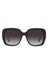 Michael Kors 55mm Square Sunglasses In Black,grey
