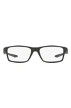 Oakley Kids' Crosslink® Xs 51mm Rectangular Optical Glasses In Black