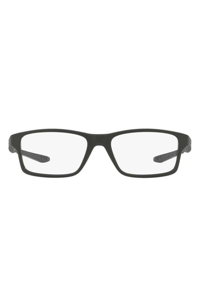 Oakley Kids' Crosslink® Xs 51mm Rectangular Optical Glasses In Black