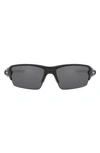 Oakley 61mm Prizm™ Polarized Retangular Sunglasses In Black