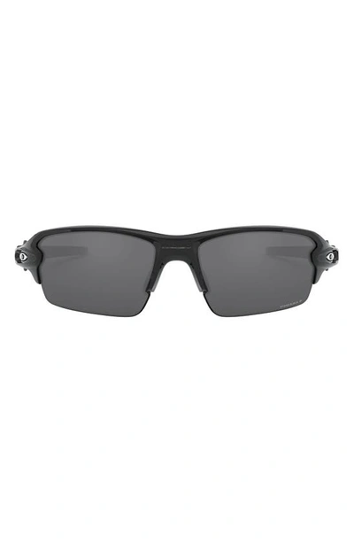 Oakley 61mm Prizm™ Polarized Retangular Sunglasses In Black