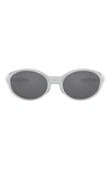 Oakley Prizm™ Eye Jacket™ Redux 58mm Polarized Oval Sunglasses In Silver