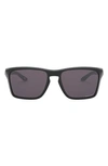 Oakley Sylas 57mm Rectangle Sunglasses In Black