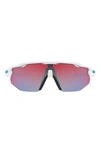 OAKLEY RADAR® EV ADVANCER 38MM PRIZM™ WRAP SHIELD SPORT SUNGLASSES,OO9442-1038