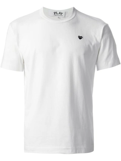 Comme Des Garçons Play Mini Heart T-shirt In White