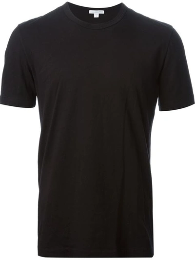 James Perse Crew Neck Shortsleeved T-shirt In Black