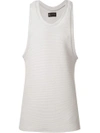 JUDSON HARMON 'TECHNO' TANK TOP,TECHNORIBTANK211300734