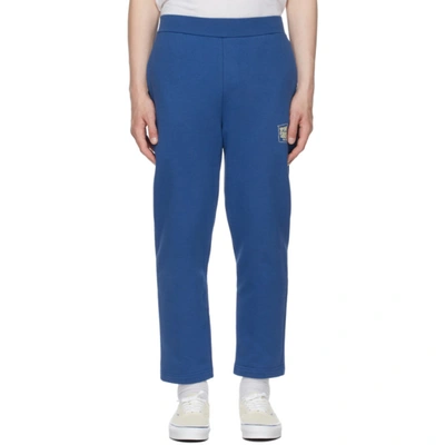 Opening Ceremony Logo-print Cropped Track Pants In Blue