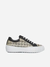 FENDI FF WOVEN LEATHER trainers