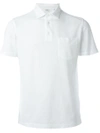 Aspesi Mens White Cotton Polo Shirt