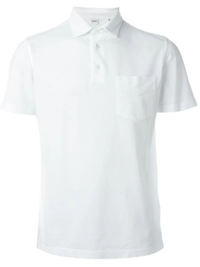 Aspesi Mens White Cotton Polo Shirt