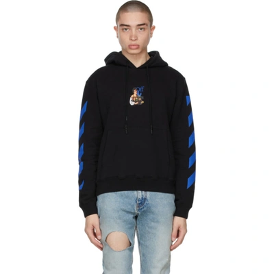 Off-white Caravaggio Boy Marker Slim-fit Hoodie In Black ModeSens