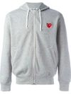 COMME DES GARÇONS PLAY embroidered heart hoodie,세탁기사용