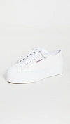 Superga 2790 Colorful Eyelets Sneakers In White